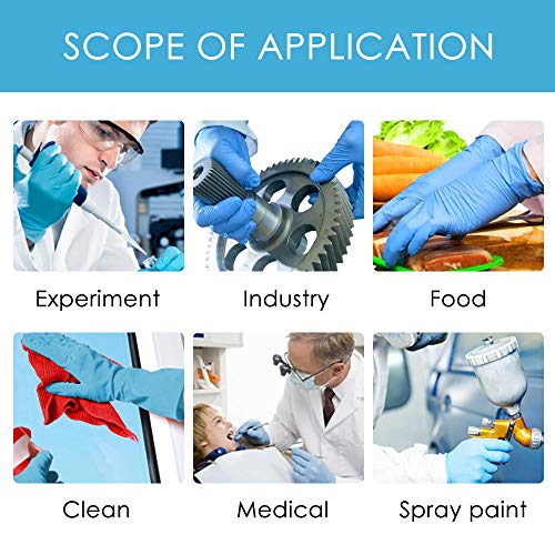 N/O Nitrile Gloves Latex Free Glove, Disposable Gloves, Powder Fr...