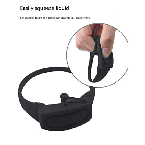 Adjustable Wristband Hand Sanitizer Dispenser Wearable Dispenser ...