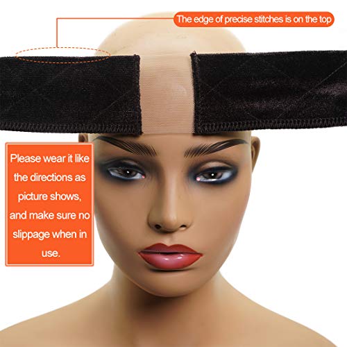 Nadula Lace Wig Grip Band Flexible Wig Comfort Bands Velvet Non S...