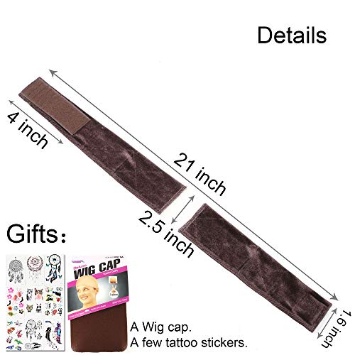 NAISIER Grip Cap Comfort Head Band All in One WiG Grip & Wig Cap ...