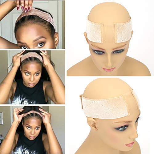 NAISIER Grip Cap Velcro Closure - Non Slip, Keeps Wig Secured - P...