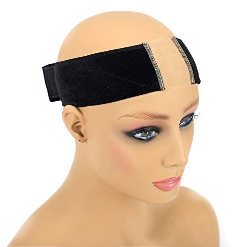 NAISIER Wig Grip Headband, Adjustable Comfort Head Hair Band for ...