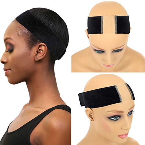 NAISIER Wig Grip Headband, Adjustable Comfort Head Hair Band for ...