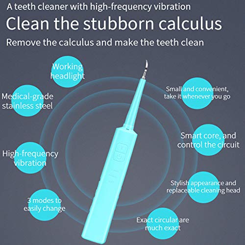 Electric Sonic Dental Calculus Plaque Remover Tool - Dental Scale...