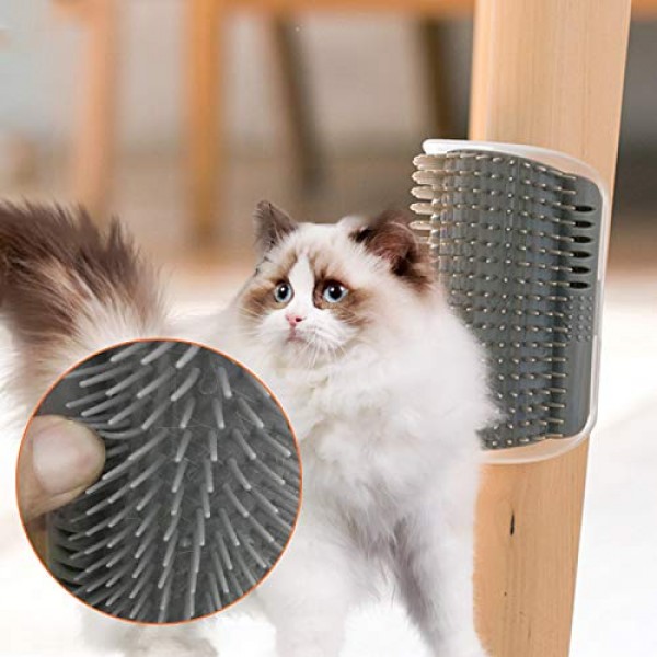 2 PACK Cat Self Groomer,Softer Cat Corner Scratcher For Wall With...