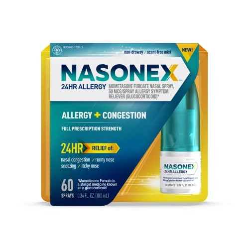 Nasonex 24Hr Allergy Nasal Spray - 60 Spray