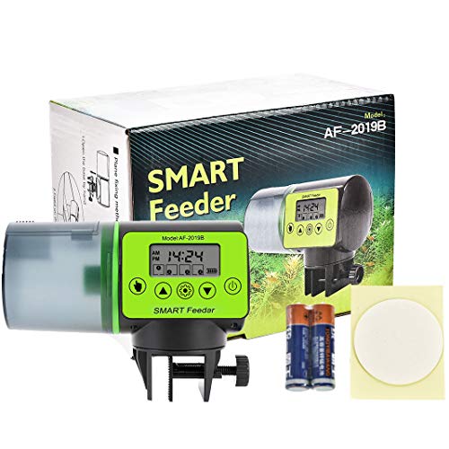 Natbabe Automatic Fish Feeder,Electric Auto Feeder Vacation Timer...