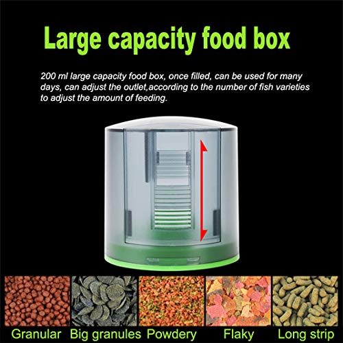 Natbabe Automatic Fish Feeder,Electric Auto Feeder Vacation Timer...