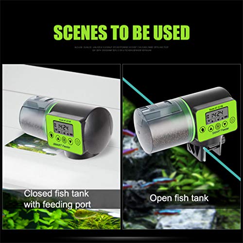 Natbabe Automatic Fish Feeder,Electric Auto Feeder Vacation Timer...