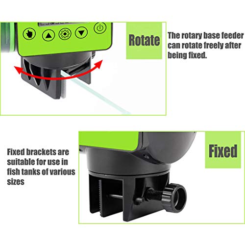 Natbabe Automatic Fish Feeder,Electric Auto Feeder Vacation Timer...