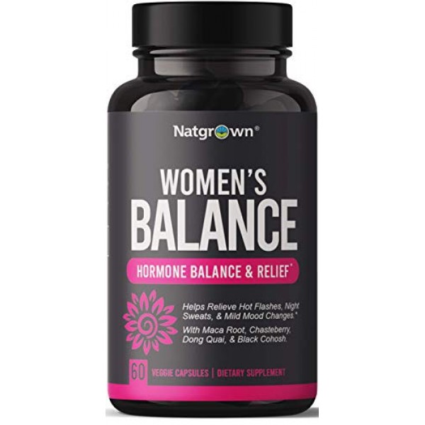 Hormone Balance for Women PMS & Menopause Relief Supplement for F...