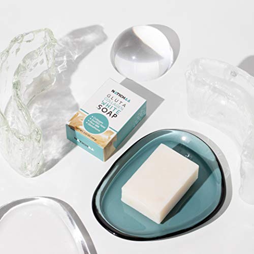 NATICHAA Glutathione Collagen White Soap for Face, Skin Brighteni...