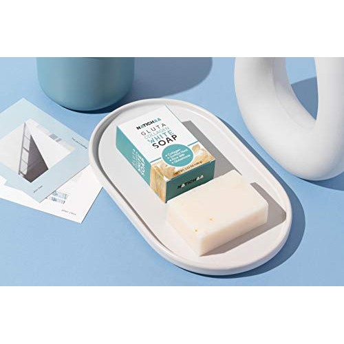NATICHAA Glutathione Collagen White Soap for Face, Skin Brighteni...