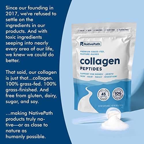 NativePath Collagen Peptides Protein - Hydrolyzed Type 1 & 3 Coll...