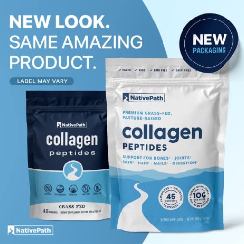 NativePath Collagen Peptides Protein - Hydrolyzed Type 1 & 3 Coll...
