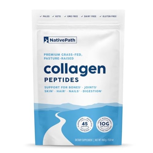NativePath Collagen Peptides Protein - Hydrolyzed Type 1 & 3 Coll...