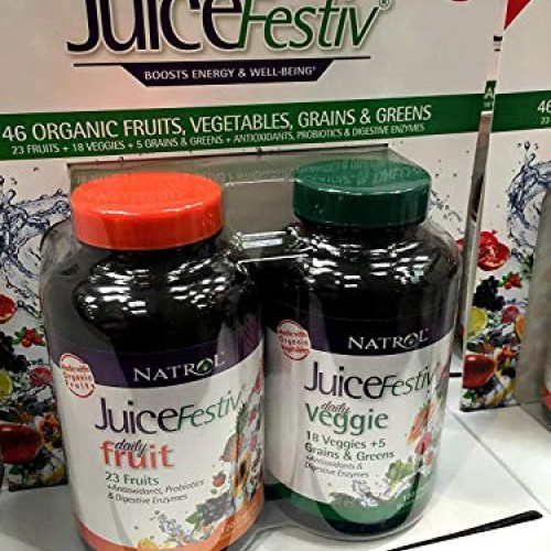 Juicefestiv Combo Pack Organic Fruits and Vegetables in Capsules ...