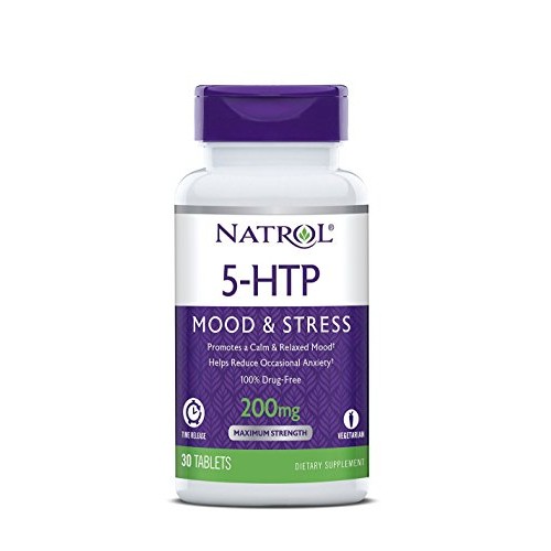 Natrol: 5-HTP Time Release 200 mg, 30 tabs 2 Pack