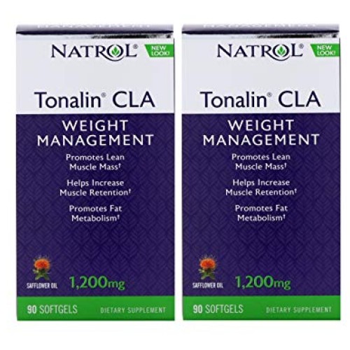 Natrol Tonalin CLA 1200mg Softgels, 90-Count Pack of 2