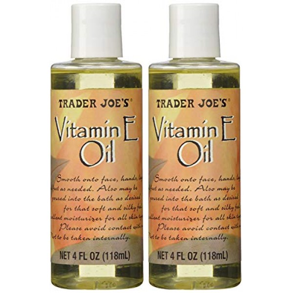 Pack of 2 Trader Joes Vitamin Oil E 4oz each