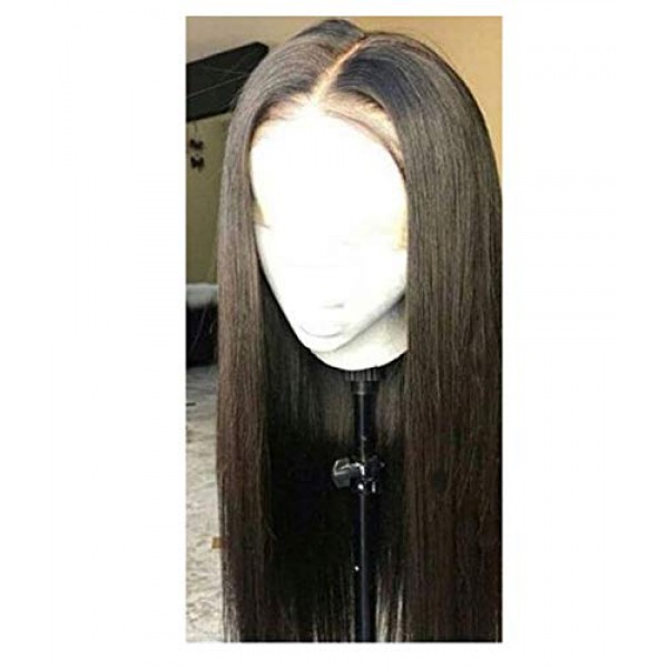 150% Density 13x6 Long Deep Peruvian Remy Straight 360 Lace Front...