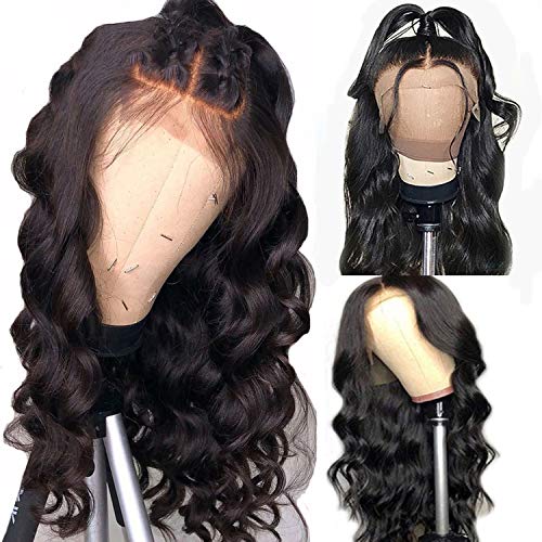 Pre-plucked 130% 180% Density 13X6 Long Parting Lace Front Wigs P...