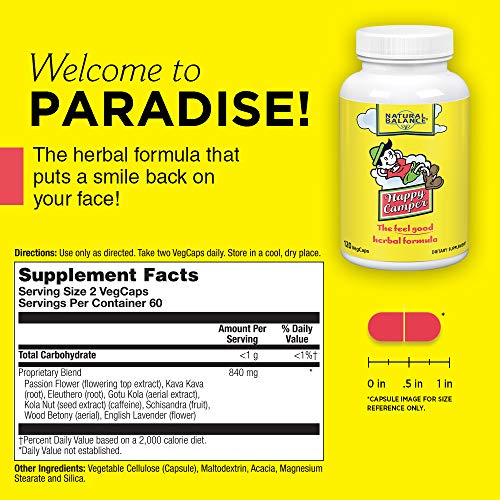 Natural Balance Happy Camper, 120-Vegetarian Capsules