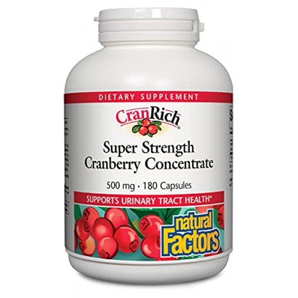 CranRich by Natural Factors, Super Strength Cranberry Concentrate...