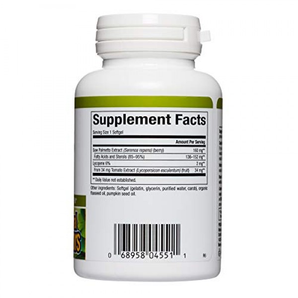 HerbalFactors by Natural Factors, Saw Palmetto, Supports Healthy ...