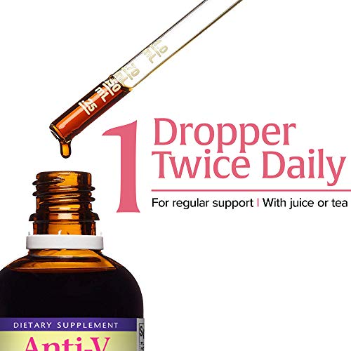 Natural Factors, Anti-V Liquid Formula, Echinacea Supplement for ...