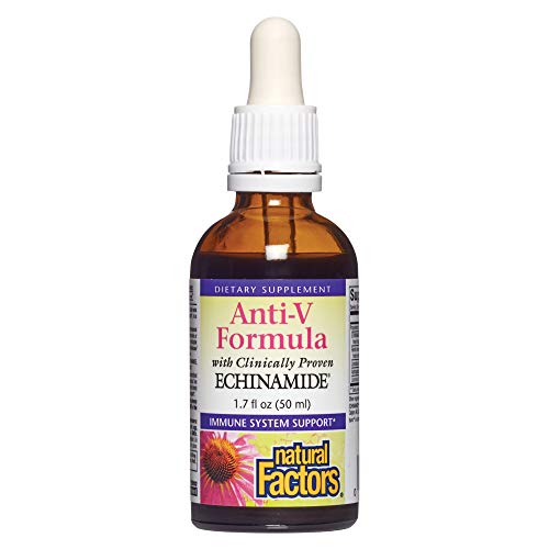 Natural Factors, Anti-V Liquid Formula, Echinacea Supplement for ...