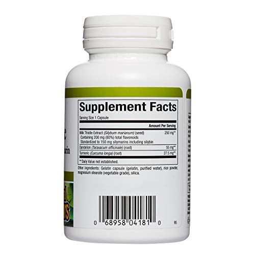 Natural Factors HerbalFactors, Milk Thistle 250 mg, Promotes Heal...