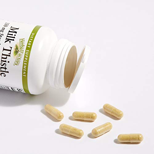 Natural Factors HerbalFactors, Milk Thistle 250 mg, Promotes Heal...