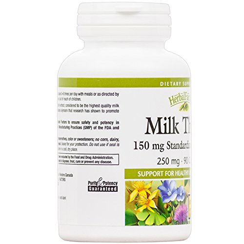 Natural Factors HerbalFactors, Milk Thistle 250 mg, Promotes Heal...