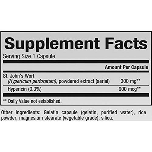 Natural Factors - HerbalFactors St. Johns Wort Extract 300mg, Mo...