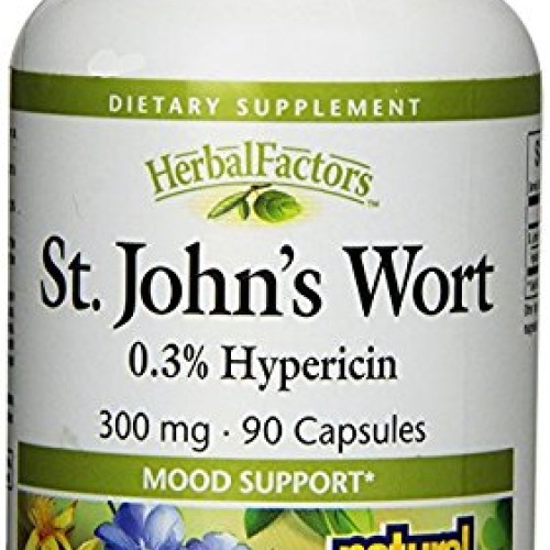 Natural Factors - HerbalFactors St. Johns Wort Extract 300mg, Mo...