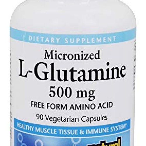 Natural Factors - Micronized L-Glutamine 500mg, Support for Muscl...