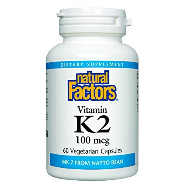 Natural Factors, Vitamin K2 100 mcg, Supports Bone and Vascular H...