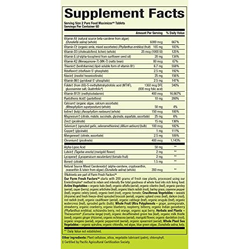 Natural Factors Whole Earth & Sea from, Womens 50+ Multivitamin ...