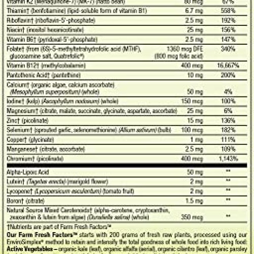 Natural Factors Whole Earth & Sea from, Womens 50+ Multivitamin ...