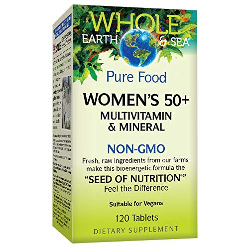 Natural Factors Whole Earth & Sea from, Womens 50+ Multivitamin ...