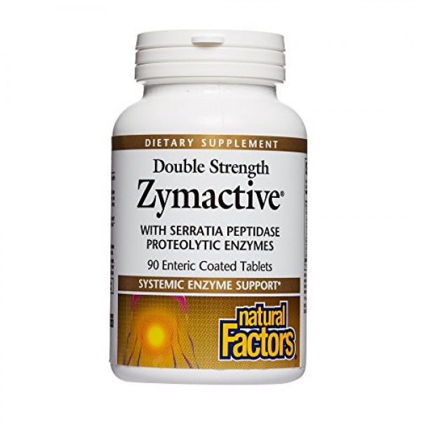 Natural Factors, Zymactive Double Strength, Enzyme Support for He...