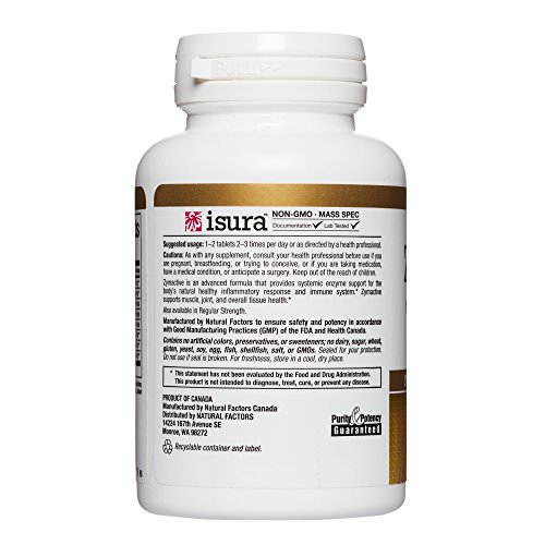 Natural Factors - Zymactive Proteolytic Enzyme Double Strength, S...
