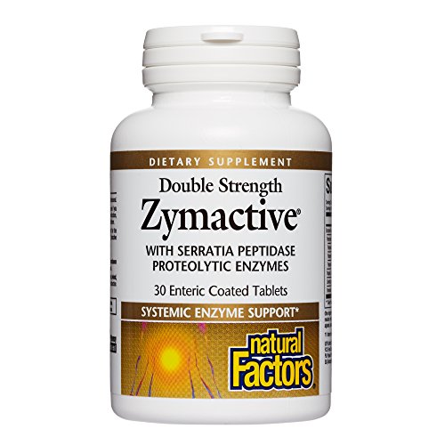 Natural Factors - Zymactive Proteolytic Enzyme Double Strength, S...