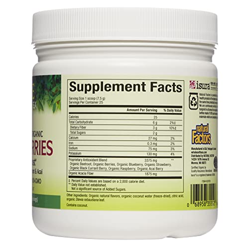 Whole Earth & Sea from Natural Factors, Beets & Berries Antioxida...