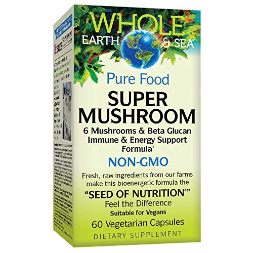 Whole Earth & Sea from Natural Factors, Super Mushroom, Whole Foo...