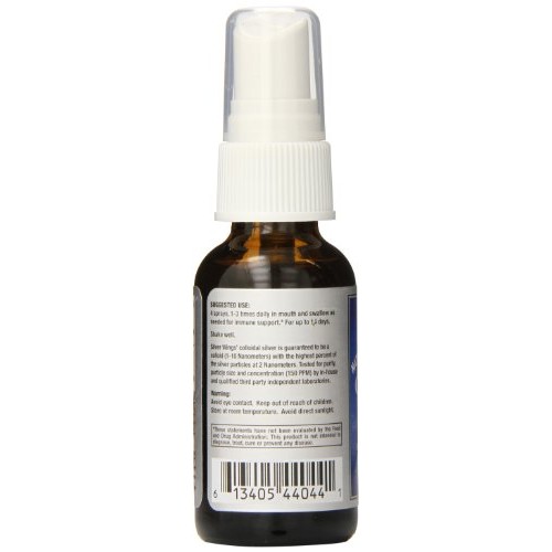 Natural Path Silver Wings Colloidal Silver Herbal Tincture Spray,...