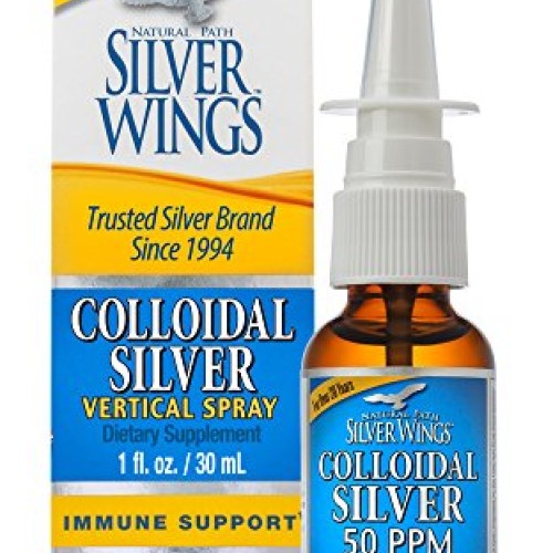 Natural Path Silver Wings Colloidal Silver Mineral Supplement, 50...