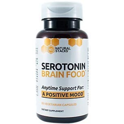 Serotonin Brain Food Support for a Positive Mood 60 Vegetarian C...