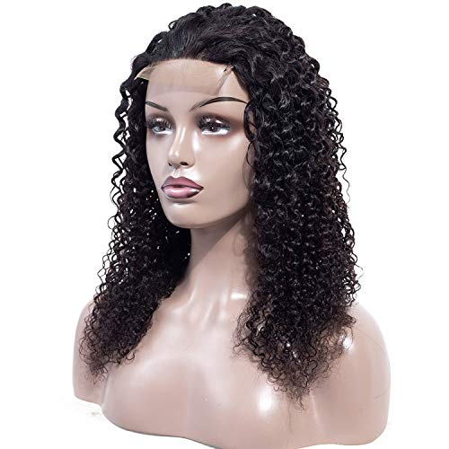 Hair Lace Front Human Hair Wigs Peruvian Kinky Curly Lace Front W...